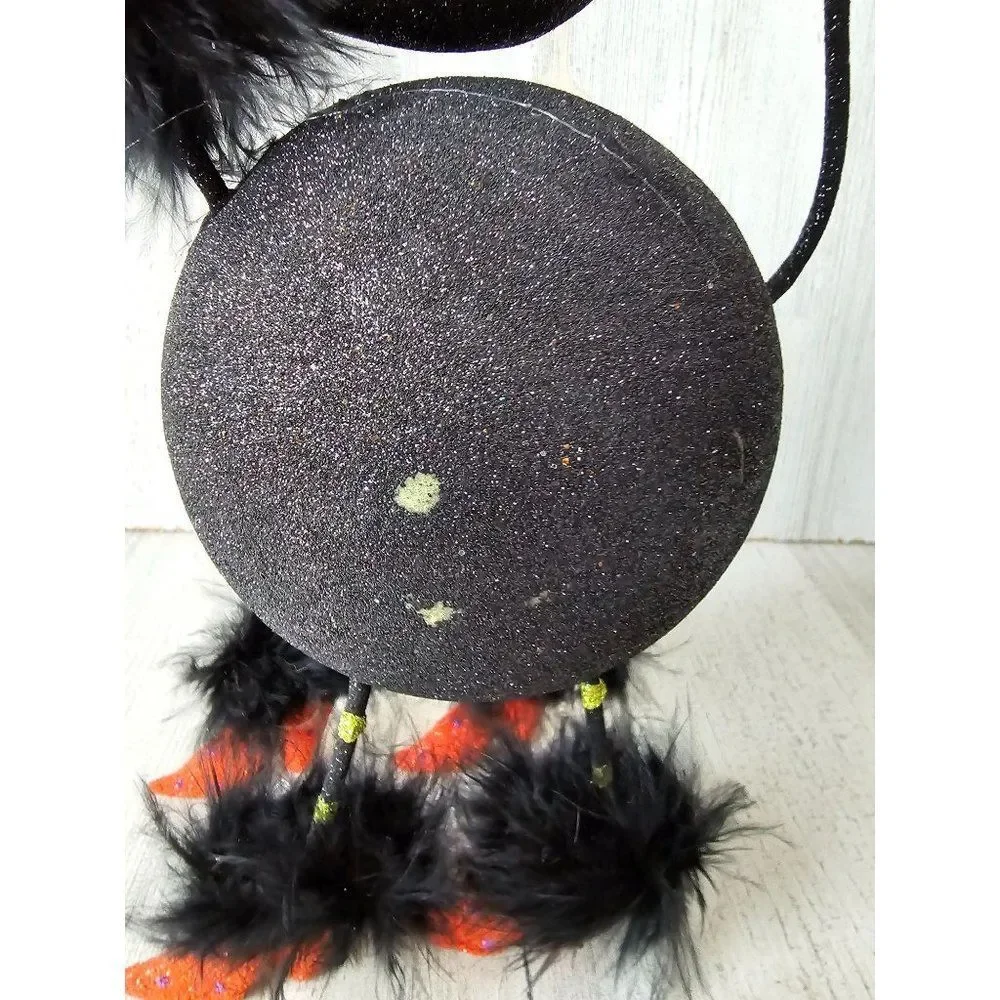 Pier 1 glitter cat bat Halloween vintage rare‎ decor fabulous glitter